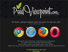 Tablet Screenshot of paidviewpoint.com